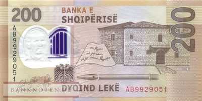 Albanien - 200  Leke (#076_UNC)