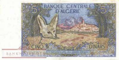 Algerien - 5  Dinars (#126a_VF)