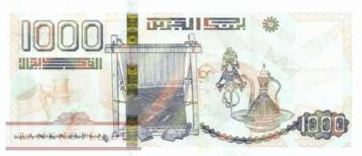Algerien - 1.000  Dinars (#146-U2_UNC)