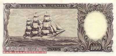 Argentinien - 1.000  Pesos (#274a_AU)