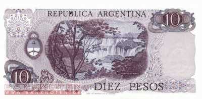 Argentinien - 10  Pesos (#295-U2-D_UNC)