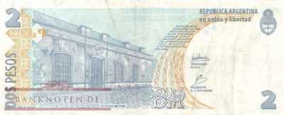 Argentinien - 2  Pesos (#352-J-U1_VF)