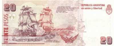Argentinien - 20  Pesos (#355-F_UNC)