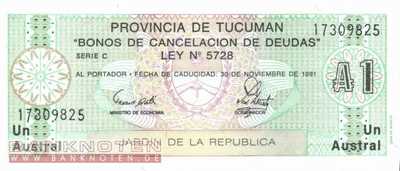 Argentinien - Tucuman - 1  Austral (#S2711b1_UNC)