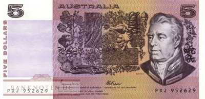 Australia - 5  Dollars (#044e2_UNC)