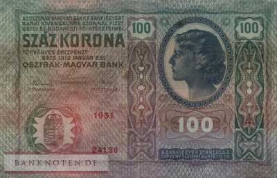 Österreich - 100  Kronen (#012_VF)