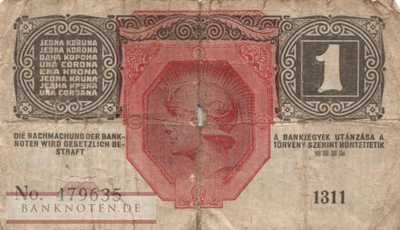Österreich - 1  Krone (#020_VG)