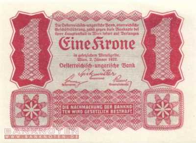 Österreich - 1  Krone (#073_UNC)