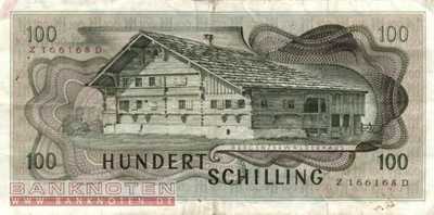 Österreich - 100  Schilling (#146a_F)