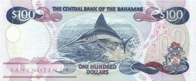 Bahamas - 100  Dollars (#067_UNC)