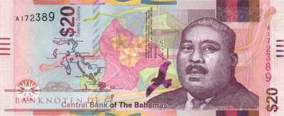 Bahamas - 20  Dollars (#080_UNC)