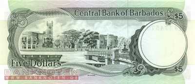 Barbados - 5  Dollars (#037_UNC)