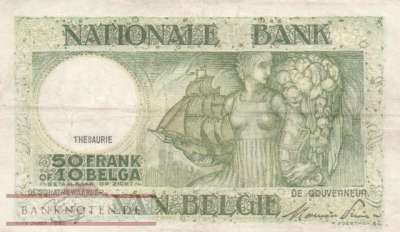 Belgien - 50  Francs (#106-44-U2_VF)