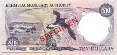 Bermudas - 10  Dollars - SPECIMEN (#030s_UNC)