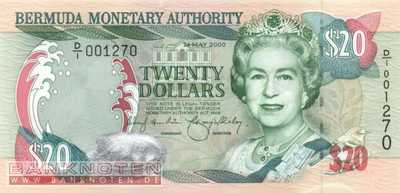 Bermudas - 20  Dollars (#053a_UNC)