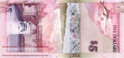 Bermudas - 5  Dollars (#058a_UNC)
