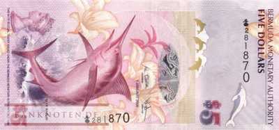 Bermuda - 5  Dollars (#058a_UNC)
