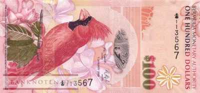 Bermudas - 100  Dollars (#062a_UNC)