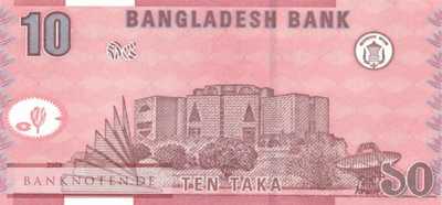 Bangladesch - 10  Taka (#047b_UNC)