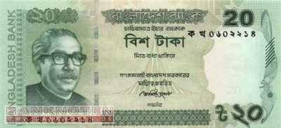 Bangladesch - 20  Taka (#055b_UNC)