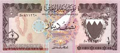 Bahrain - 1/2  Dinar (#007_UNC)