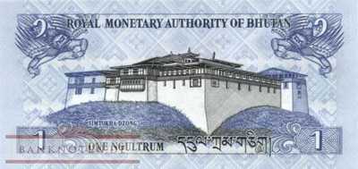 Bhutan - 1  Ngultrum - Replacement (#027bR_UNC)