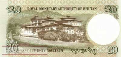 Bhutan - 20  Ngultrum (#030b_UNC)