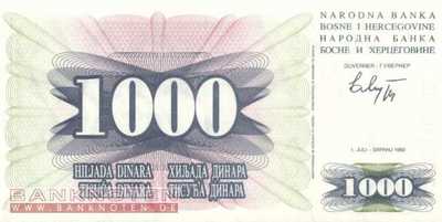Bosnien Herzegowina - 1.000  Dinara (#015a_UNC)