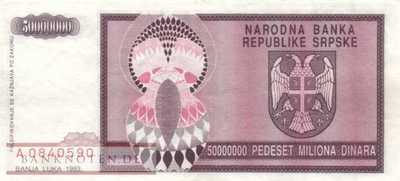 Bosnia and Herzegowina - 50 Million Dinara (#145a_VF)