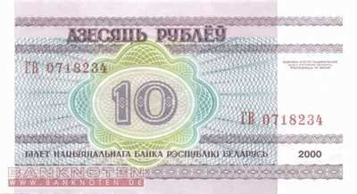 Weissrussland - 10 Rubel (#023_UNC)
