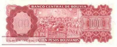 Bolivien - 100  Pesos Bolivianos (#163a-U19_UNC)