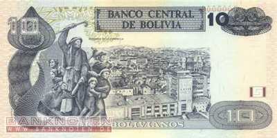 Bolivien - 10  Bolivianos (#228-U1_UNC)