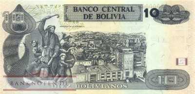 Bolivien - 10  Bolivianos (#243-U1_UNC)