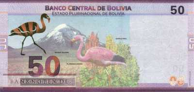 Bolivien - 50  Bolivianos (#250_UNC)