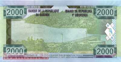 Burundi - 2.000  Francs (#047_UNC)