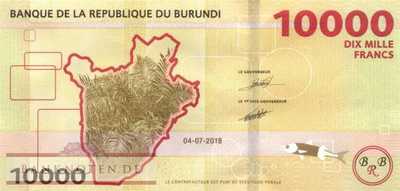 Burundi - 10.000  Francs (#054b_UNC)