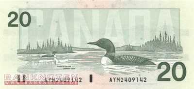 Kanada - 20  Dollars (#097d_UNC)