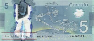 Kanada - 5  Dollars (#106d_UNC)
