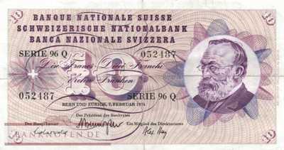 Schweiz - 10  Franken (#045t-U43_VF)