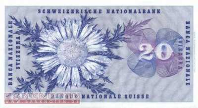 Schweiz - 20  Franken (#046r-U43_VF)