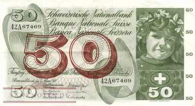 Schweiz - 50  Franken (#048m-U45_VF)