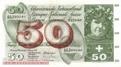 Schweiz - 50  Franken (#048n-U45_UNC)