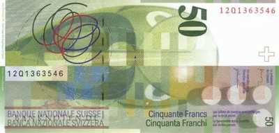 Schweiz - 50  Franken (#071e-U80_UNC)