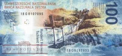 Schweiz - 100  Franken (#078b-U82_UNC)