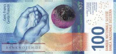 Schweiz - 100  Franken (#078b-U82_UNC)