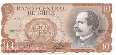 Chile - 10  Escudos (#143-U2_UNC)