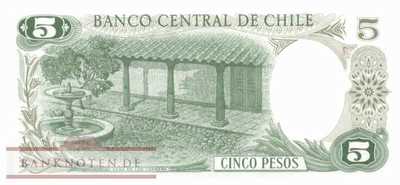 Chile - 5  Pesos (#149a_UNC)