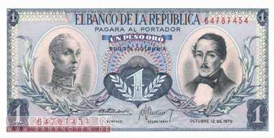 Kolumbien - 1  Peso Oro (#404e-7010_UNC)