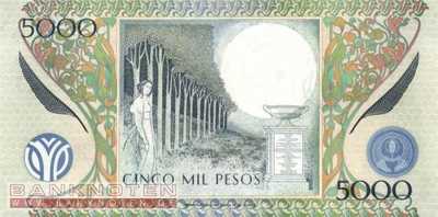 Kolumbien - 5.000  Pesos (#447c_UNC)