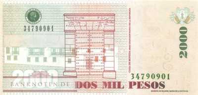 Kolumbien - 2.000  Pesos (#457z_UNC)